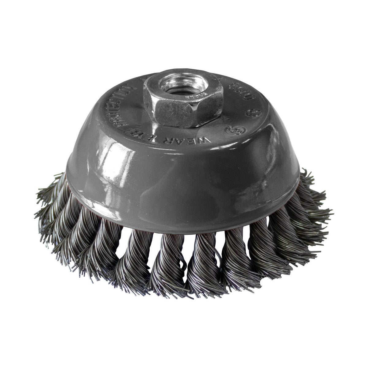 Perie Cupă Ø 75 mm pentru Polizor Unghiular - Lustruire și Decapare Lemn și Fier, Rugină
