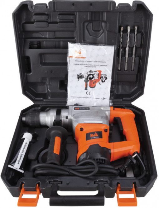 Ciocan Rotopercutor EvoTools RH1100D - 1100 W, 5 J, 900 rot/min, 4300 percuții/min, Prindere SDS