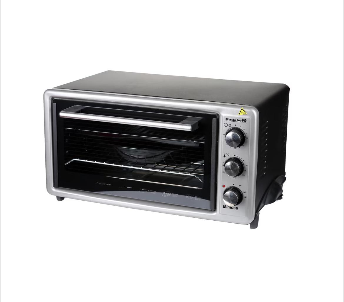 Cuptor Electric 48 L - 1800 W, Temperatură Maximă 230 °C, Timer, Grătar Inox și Tavă