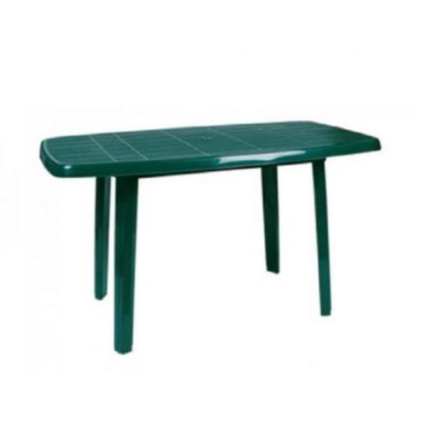 Set Masă Grădină cu 6 Scaune 140 x 70 x 70 cm - Polipropilenă Verde Mentă, Rezistent UV