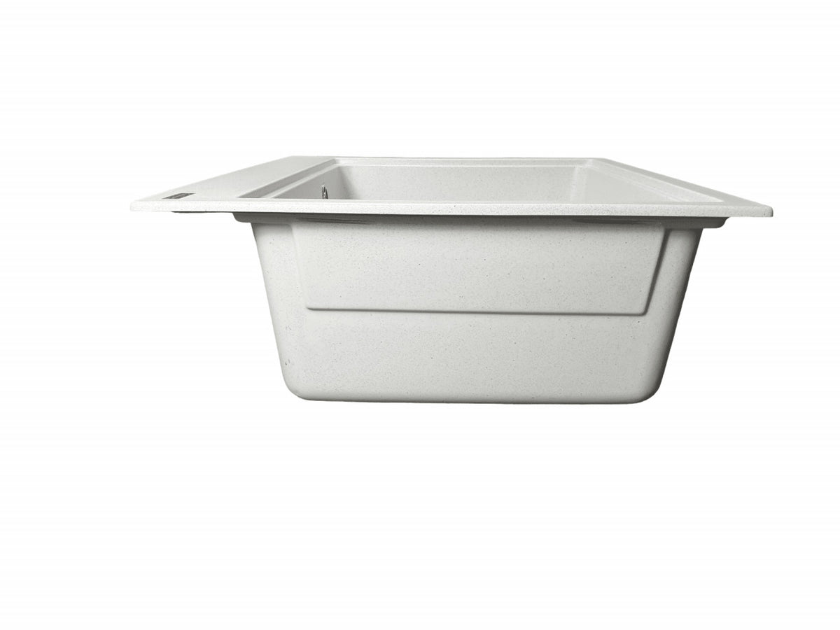 Chiuvetă Bucătărie Vesta 5852 - Culoare Albă, Design Modern, Finisaje de Înaltă Calitate