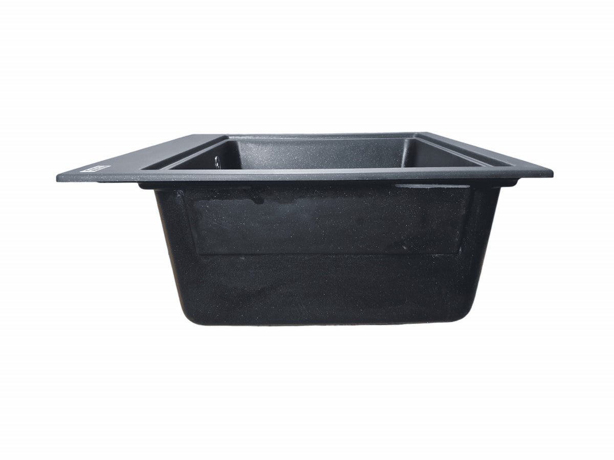 Chiuvetă Bucătărie Elefant Vesta 5852 - Culoare Negru Metalic, Design Elegant și Durabil