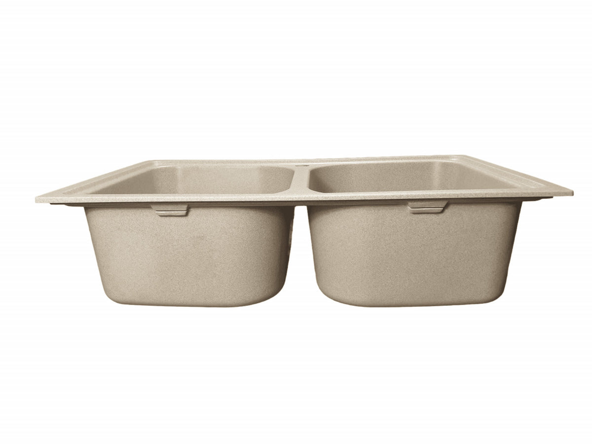 Chiuvetă Bucătărie Equatoria 7950 - Culoare Safari Bej, Design Elegant, Durabilitate în Timp