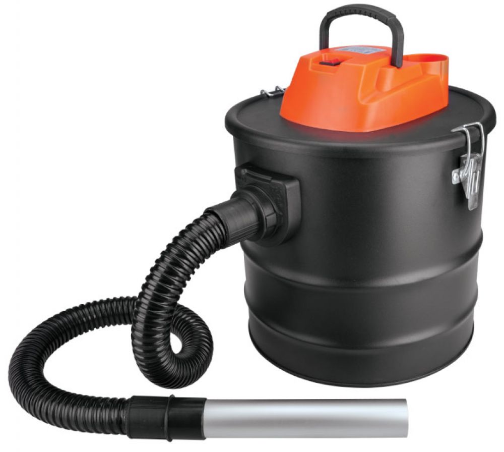 Aspirator pentru Cenușă EvoTools 1000 W - Rezervor 18 L, Furtun Metalic, Sobe și Șeminee cu Lemne