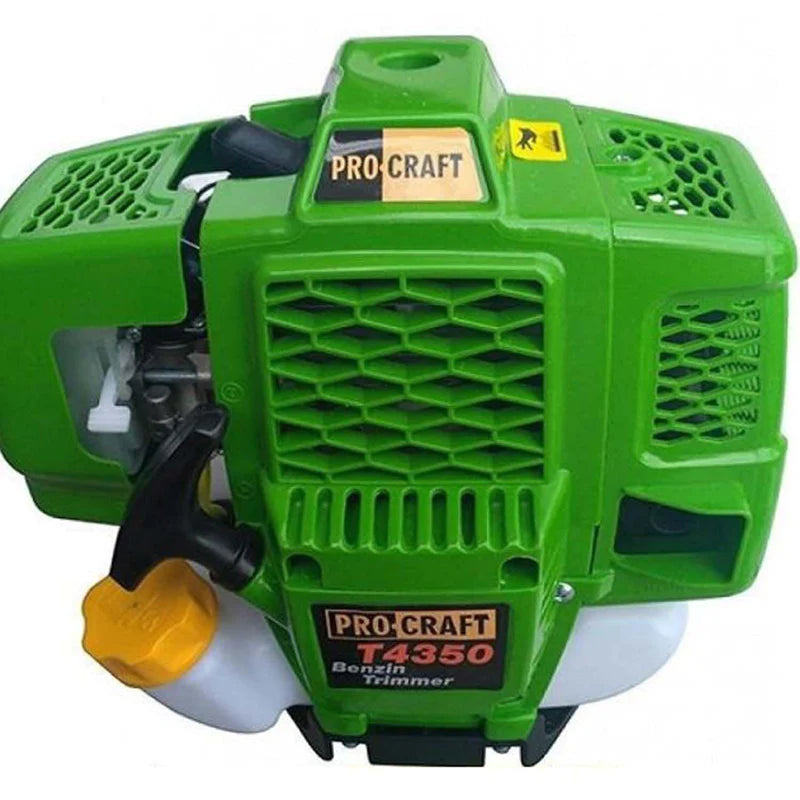 Motocoasă pe Benzină de Umăr ProCraft T4350 - 4,8 CP, Motor 2 Timpi, 51,7 cc, 4 Sisteme Tăiere
