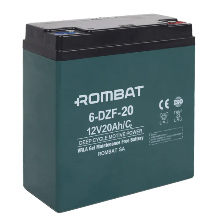 Acumulator Rombat pentru Vehicule Electrice - 12 V, 20 Ah, Alimentare Fiabilă