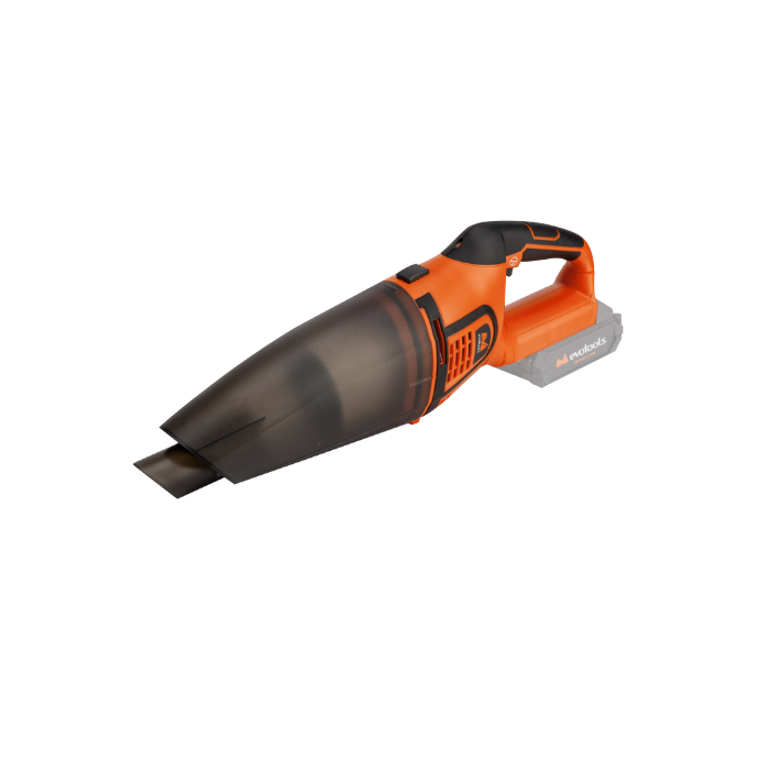 Aspirator de Mână EvoTools MAX 20V POWER - Rezervor 0,6 l, Curățare Uscată, fără Acumulator