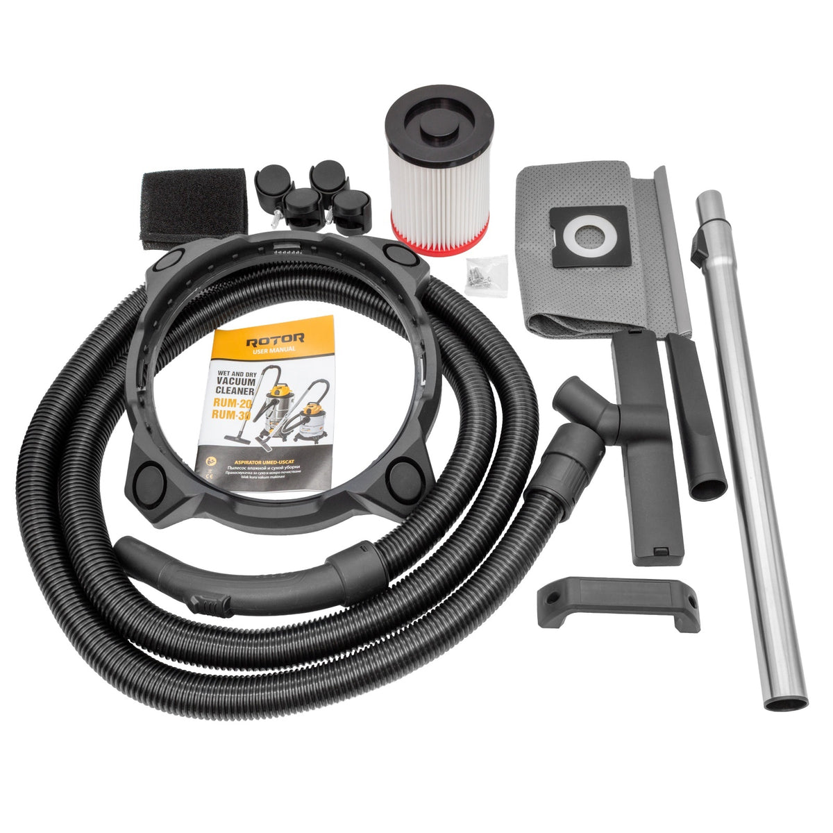 Aspirator umed-uscat 30 L, 1400 W, 21 kPa ROTOR RUM-30