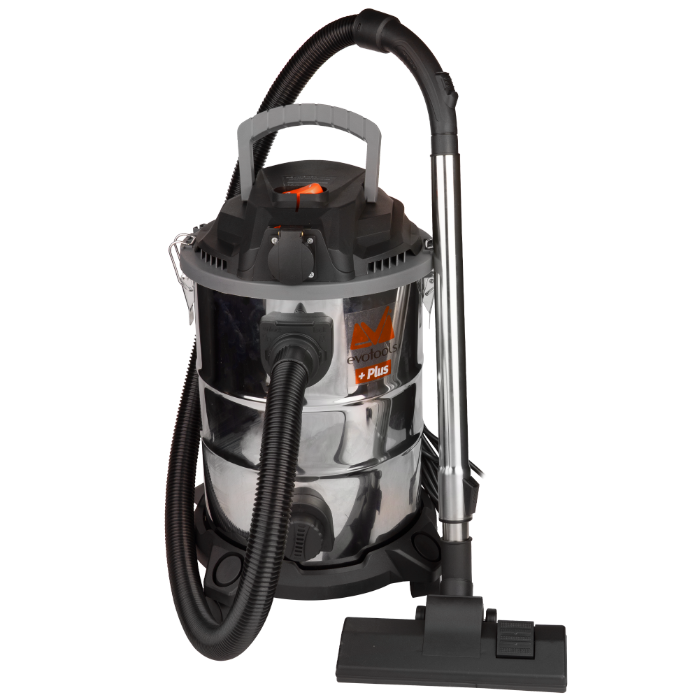 Aspirator Umed-Uscat EvoTools +Plus VC1400 - 1400 W, Rezervor Inox 25 L, Casă și Atelier