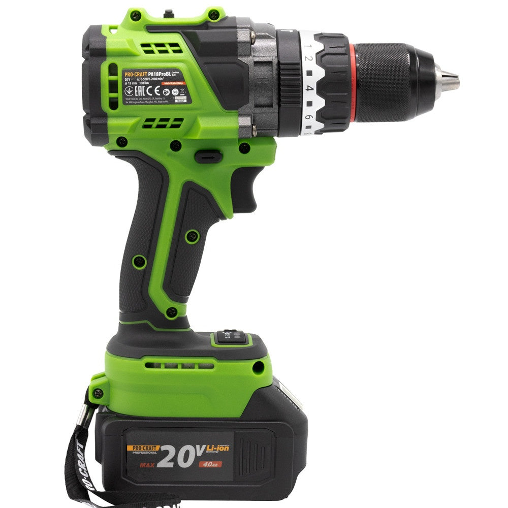 Autofiletanta cu percutie PROCRAFT PA18ProBL, 20V, 180 Nm, motor fara perii