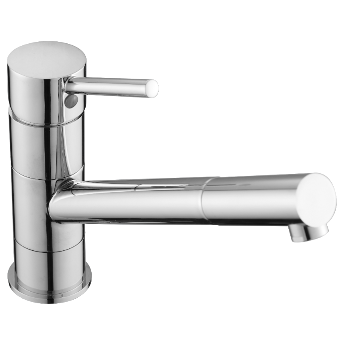 Baterie Lavoar cu Pipă Lungă 4001 - Pipă 240 mm, Înălțime 150 mm, Utilă 150 mm, Corp din Alamă