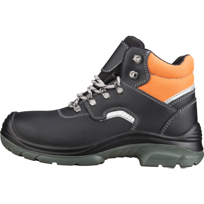 Bocanci de Protecție S3 SRC EvoTools +Plus Mărimea 44 - Bombeu Metalic, Talpă PU, Piele Naturală