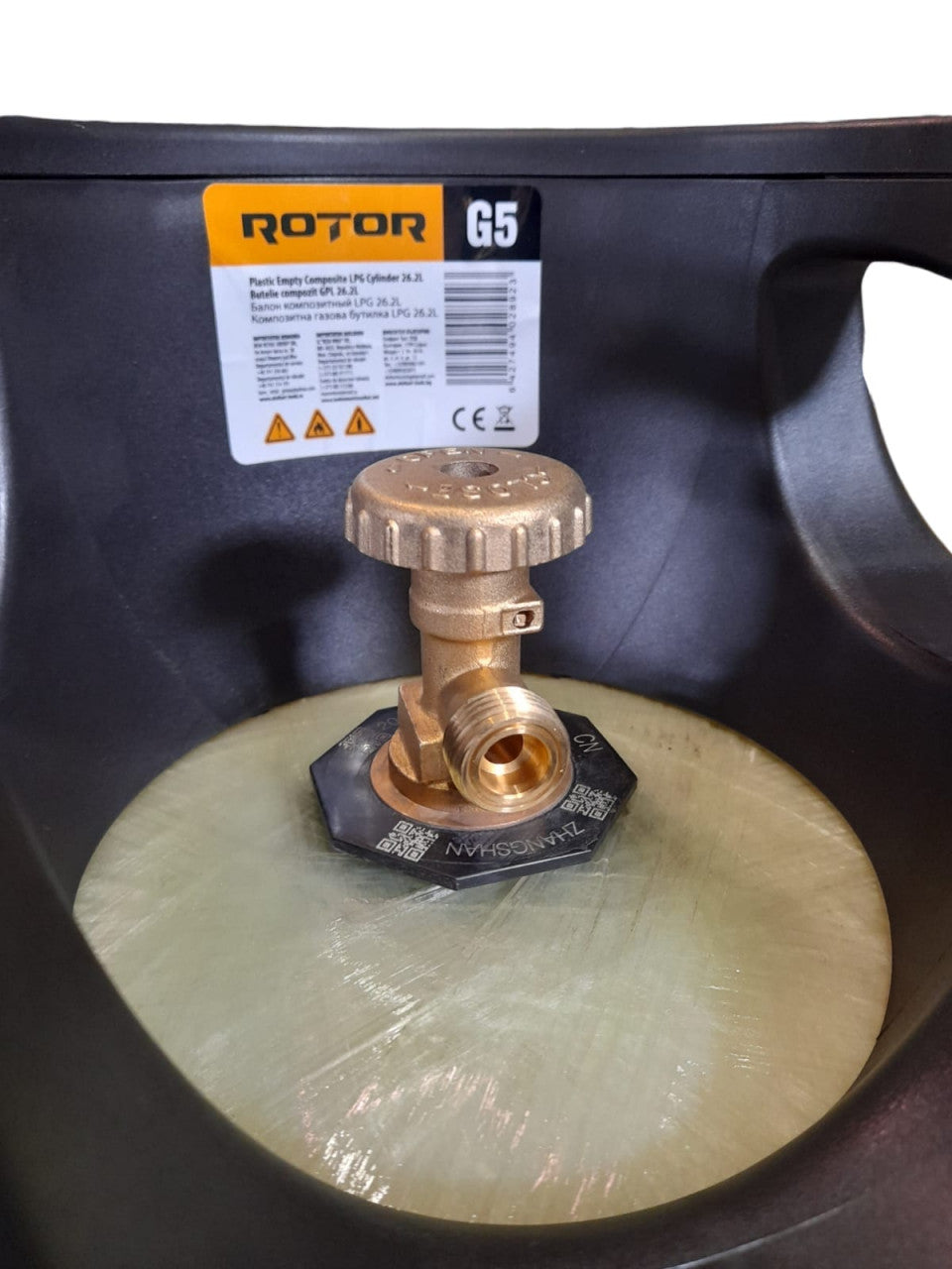 Butelie de Gaz Compozit Rotor G5 - 26,2 L, GPL, Camping, Gospodărie și Uz Comercial