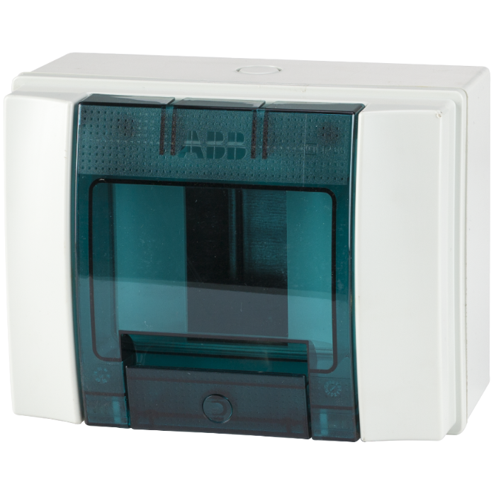 Cofret Modular Etanș Aparent Mini 1Rx4 Module - IP65, Termoplastic, Interior și Exterior
