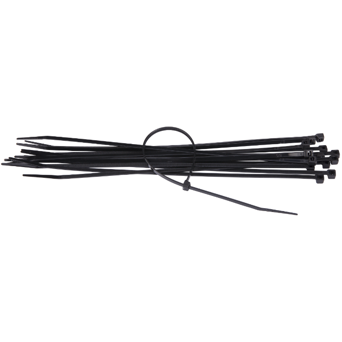 Coliere Plastic cu Protecție UV EvoTools 9 x 550 mm - Set 100 buc, Fixare Cabluri, Exterior