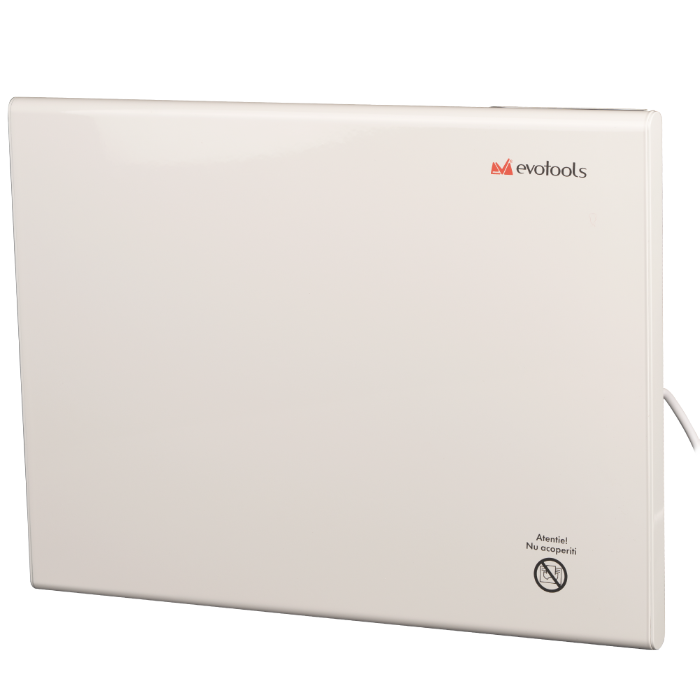 Convector Electric de Perete EvoTools PN01 - 1200 W, Element Aluminiu, Dormitor și Birou