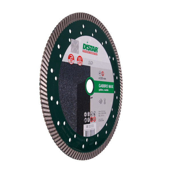 Disc Diamantat Distar Gabbro Ø 230 mm - Tăiere Rapidă Granit, Construcții și Renovări