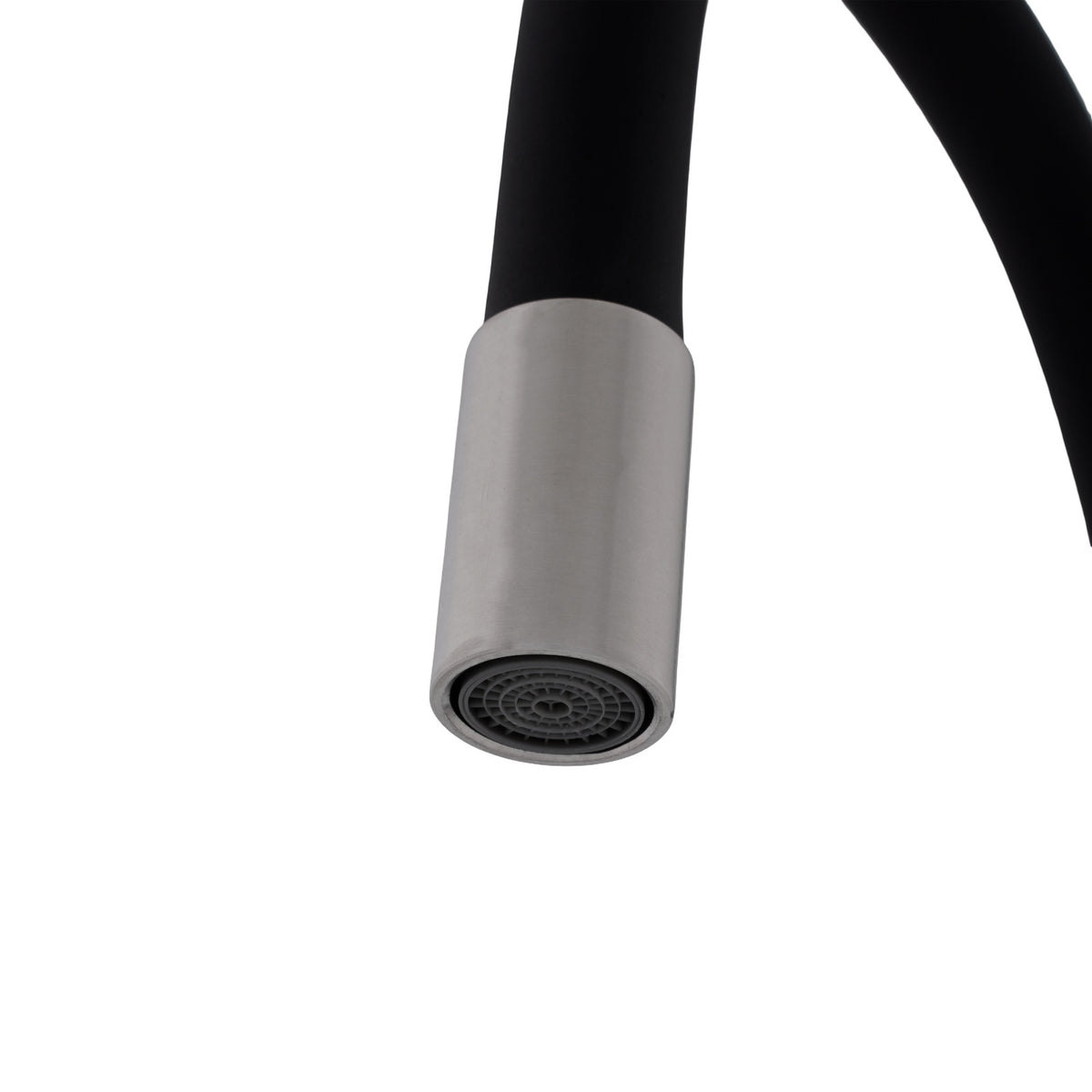 FB-011 Ref Black – Baterie bucătărie SUS 304 cu pipă flexibilă neagră VITAL FLOW