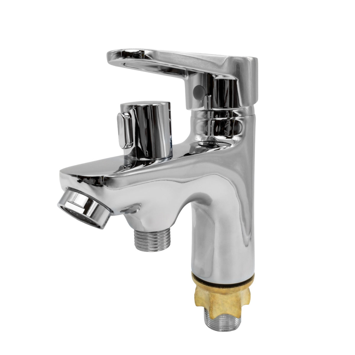 FL 069-401ZC, Baterie lavoar cu cap bideu, zinc, crom, FLOW