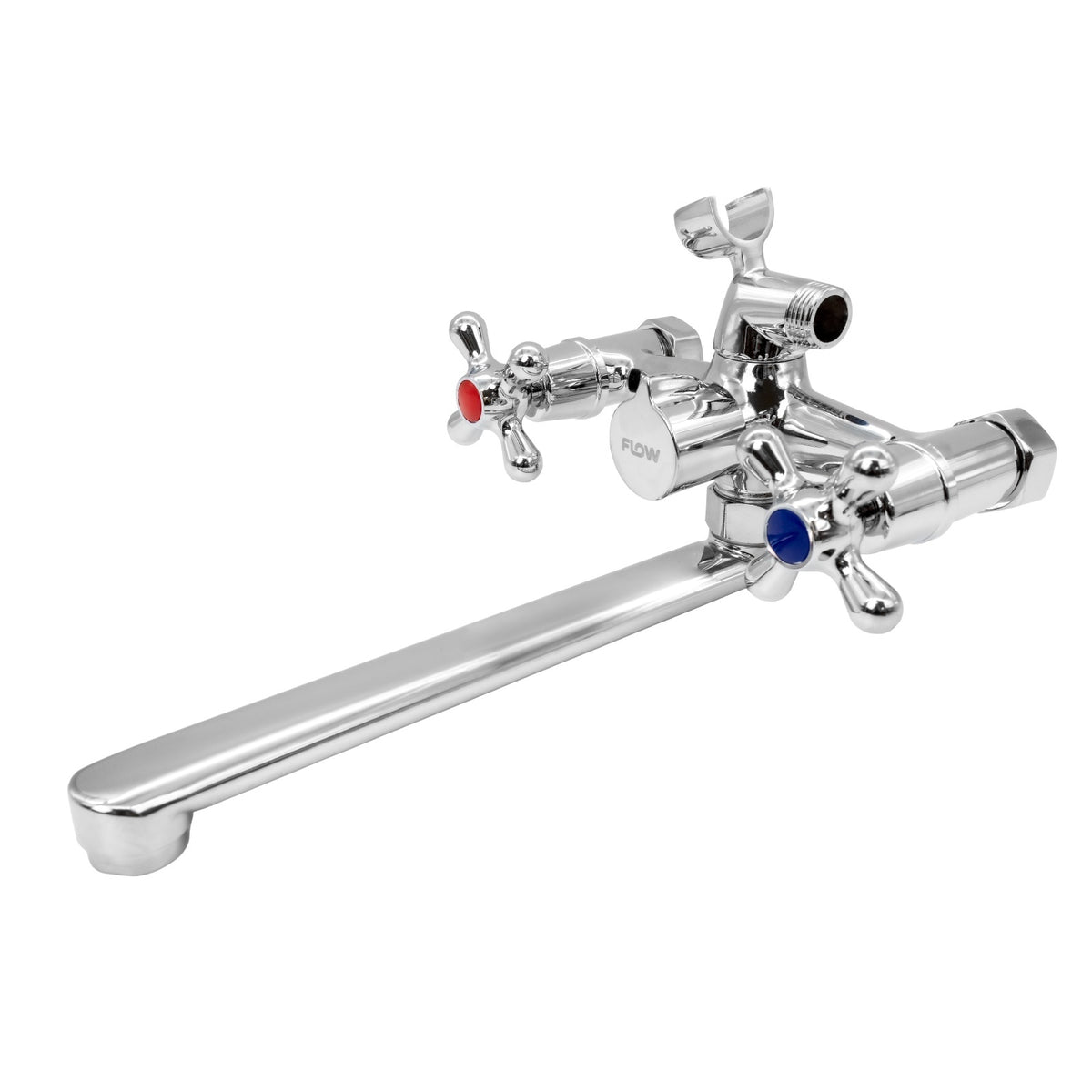 FL BB-535ZC, Baterie cada cu para de dus, zinc, crom, FLOW