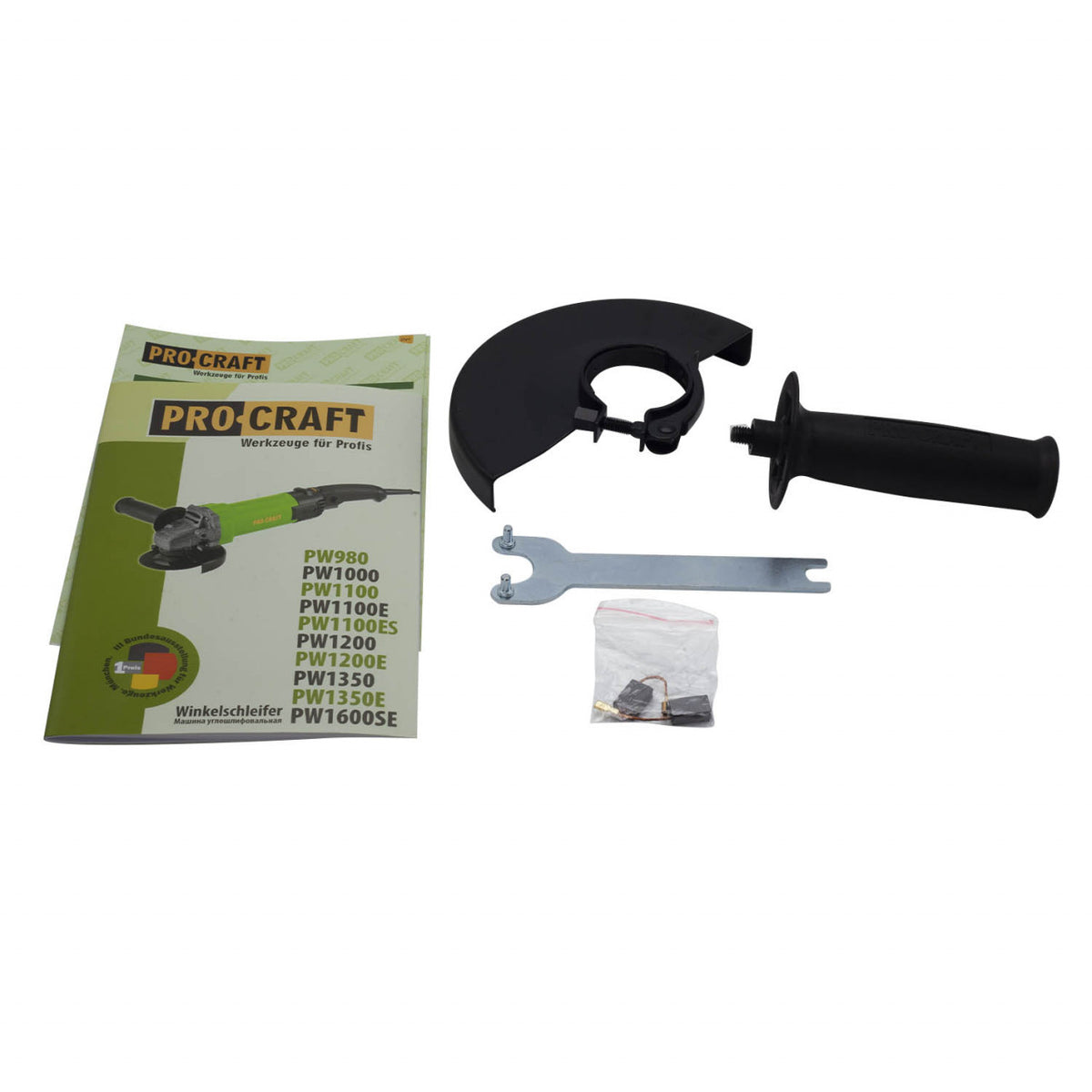 Polizor Unghiular Flex ProCraft PW1600ES - 1,1 kW, 12000 rot/min, Tăiere și Șlefuire Metal