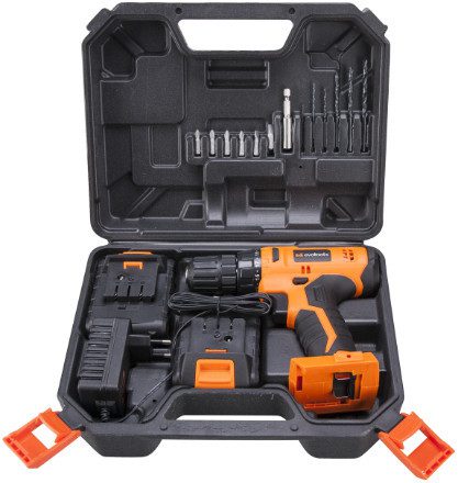 Bormașină cu 2 Acumulatori EvoTools - 21+1 Trepte Cuplu, Cutie de Viteze, Găurire și Înșurubare