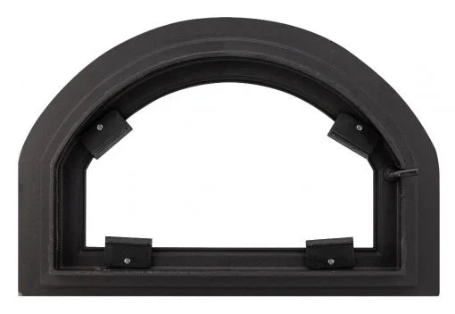 Ușă Șemineu cu Geam 1181 - Dimensiuni 540 x 360 mm, Acces la Camera de Ardere, Design Modern