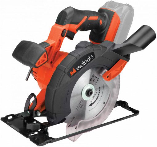Ferăstrău Circular EvoTools Max 20V One 18 V - Disc Ø 165 mm, 3800 rot/min, fără Acumulator