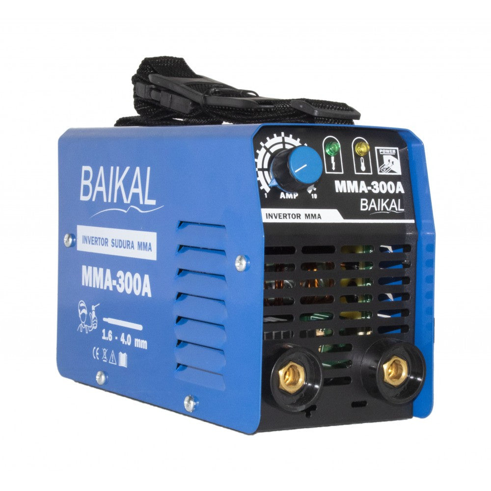 Invertor de Sudură MMA Baikal 300A - Electrozi 1,6 - 4 mm, Construcție Compactă, Portabil