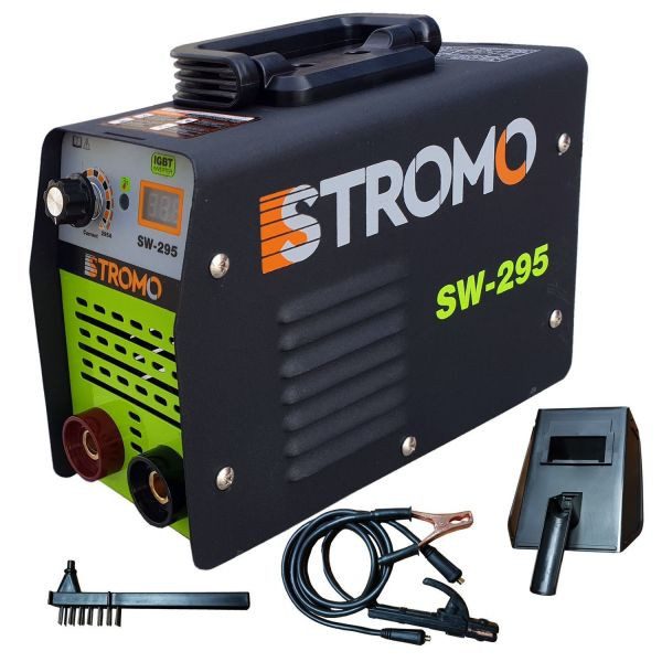 Invertor de Sudură MMA Stromo SW-295 - Afișaj Electronic, Martor Temperatură, Curent Continuu