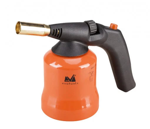 Lampă de Lipit pe Gaz EvoTools - 1,7 kW, Consum 123 g/h, Carcasă Metalică, Butan sau Propan