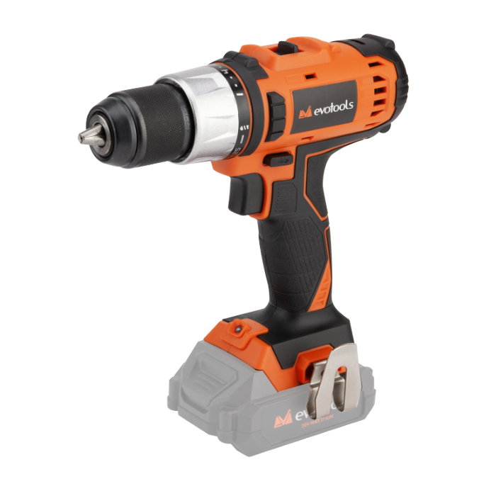 Mașină de Găurit și Înșurubat EvoTools MAX 20V POWER - 1400 rot/min, 25+1 Trepte, fără Acumulator