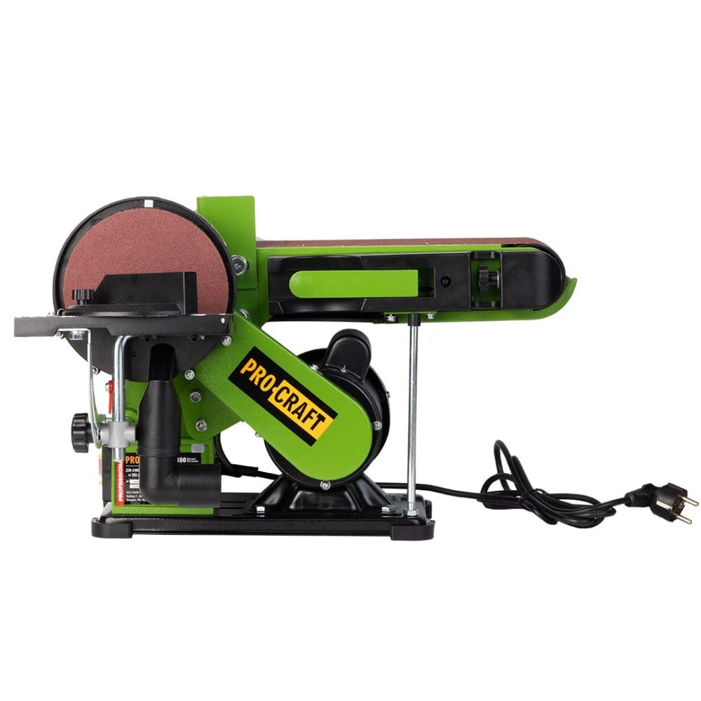 Masina de slefuit cu disc si banda PROCRAFT BDS380, 380W, disc 150 mm, banda 914 x 100 mm