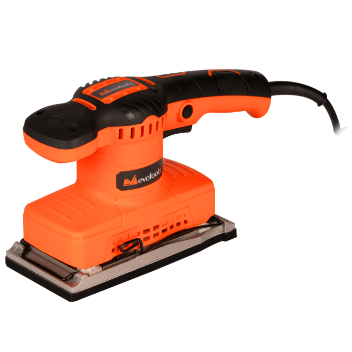 Șlefuitor cu Vibrații EvoTools VS320 - 320 W, 14000 rot/min, Finisare Lemn și Suprafețe Netede