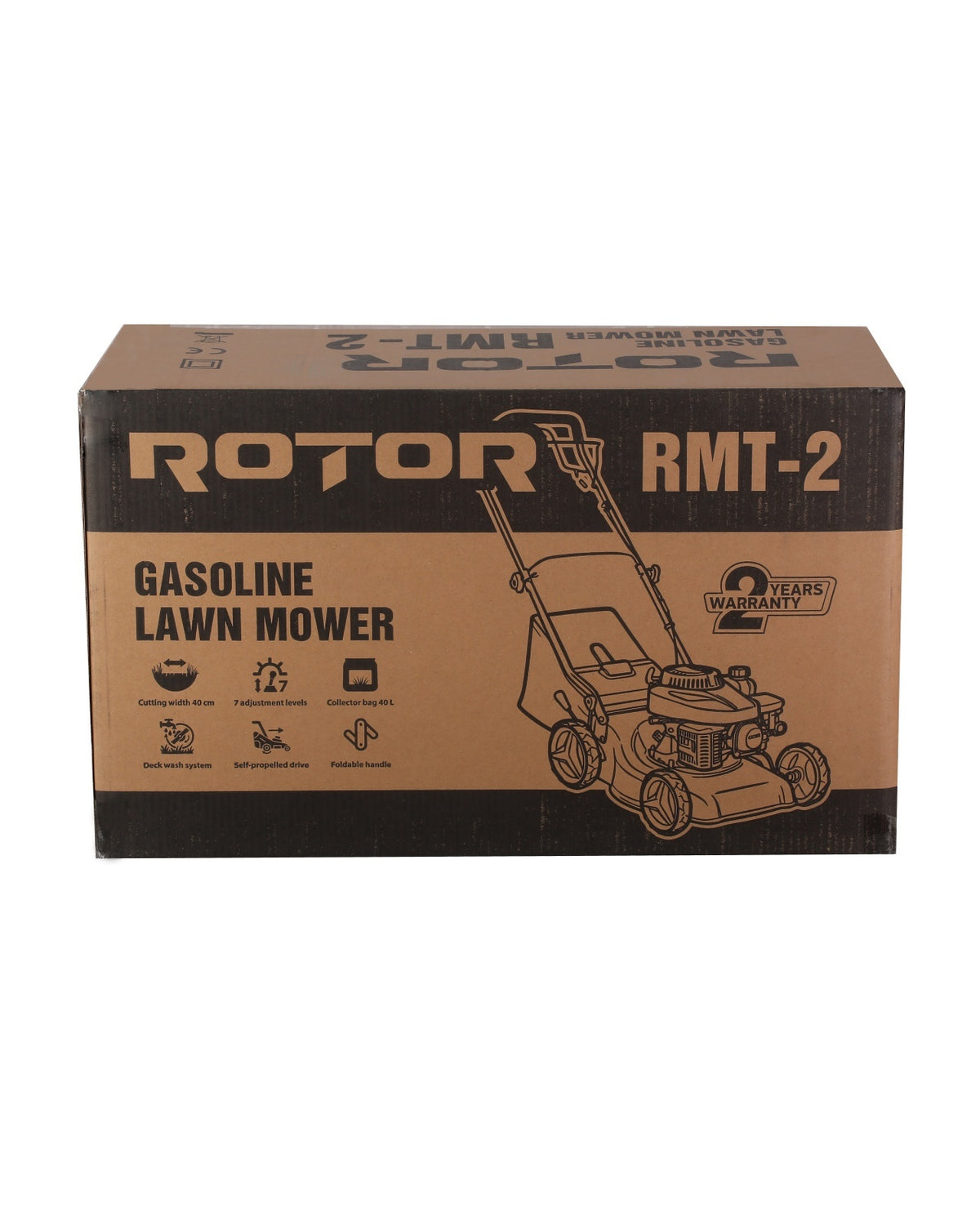 Mașină de tuns iarba pe benzină ROTOR RMT-2, 40L, 4T, 2,5 CP