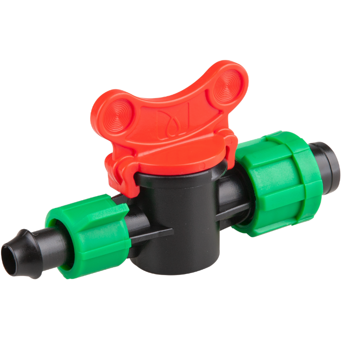 Minivană cu Piuliță pentru Bandă de Picurare EvoTools Ø 17 mm - Polipropilenă, Sistem Irigare