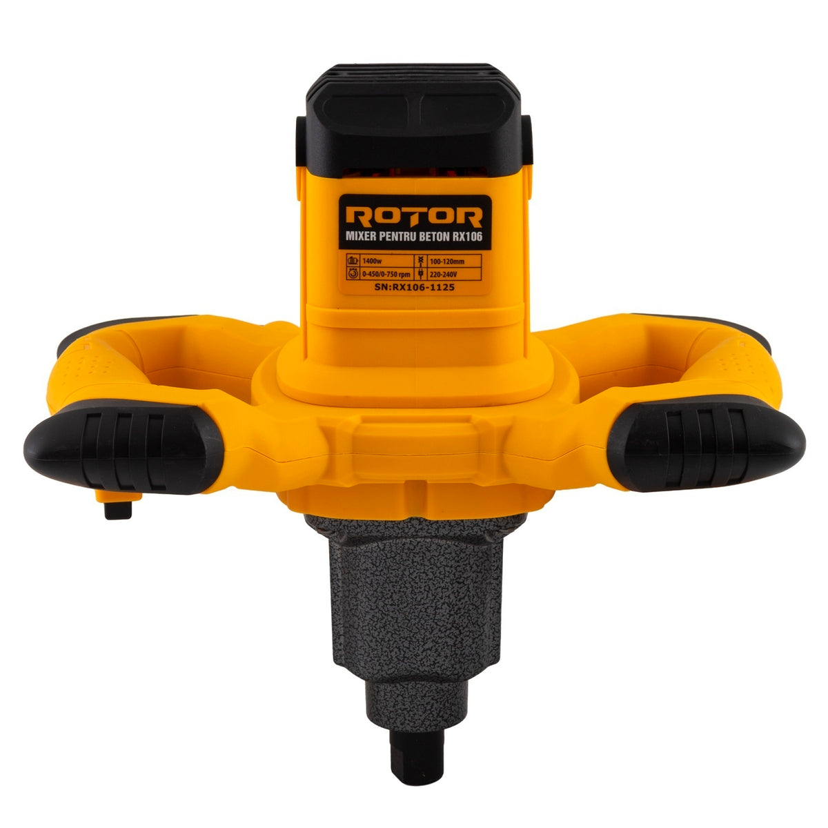 Mixer pentru beton ROTOR RX106 1400 W, Cu perii