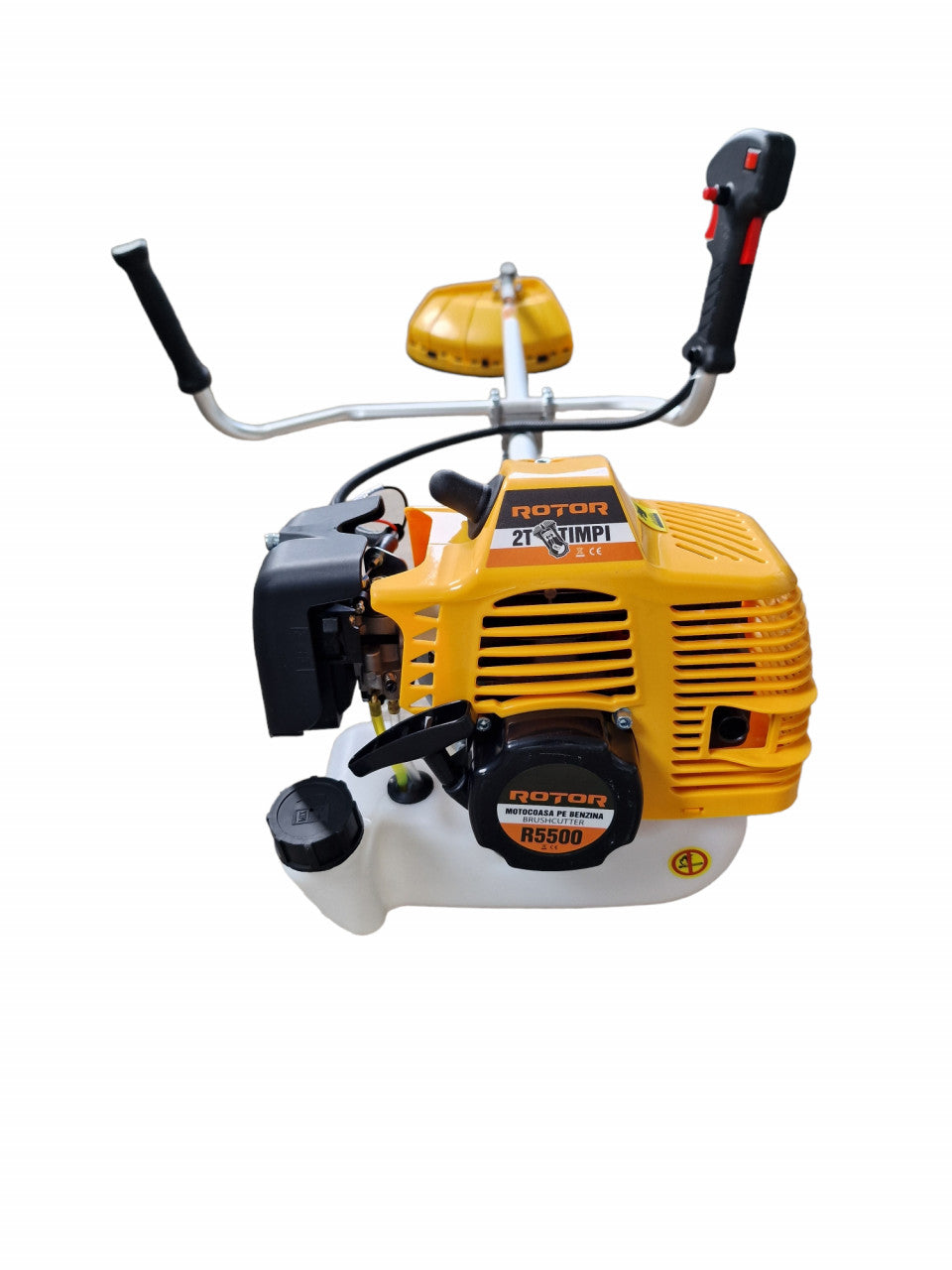 Motocoasă pe Benzină Rotor R5500 - 4,7 CP, 5500 W, Cosire Iarbă pe Suprafețe Mari