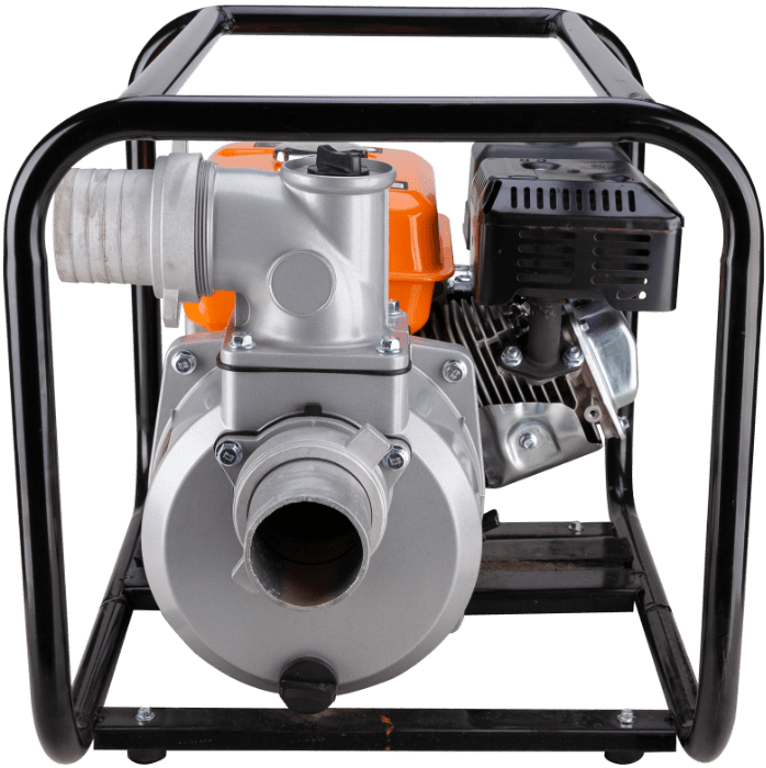 Motopompă pe Benzină EvoTools WP196 - 2", 6,5 CP, 4 Timpi, 500 l/min, Refulare 31 m, 5 h