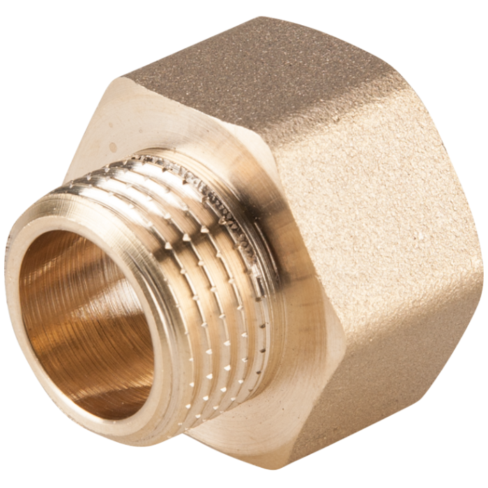 Niplu-Mufă Alamă EvoSanitary 241 Filet Interior-Exterior 1/2 x 1 inch - Instalații Sanitare