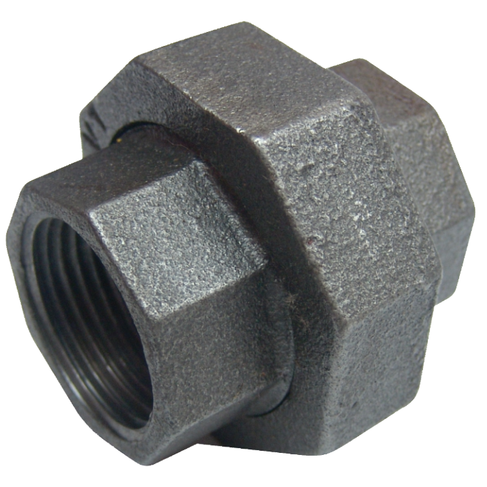 Olandez Negru 330 EvoSanitary 1" - Filet Interior-Filet Interior, Fontă, Îmbinare Demontabilă Țevi