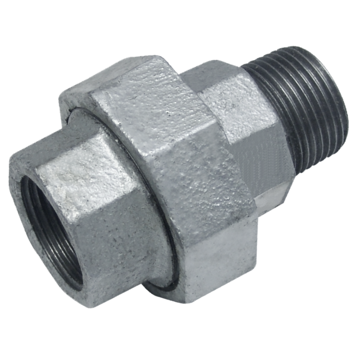 Olandez Zincat 331 Evo 1 1/4" - Filet Interior-Filet Exterior, Fontă Zincată, Îmbinare Demontabilă