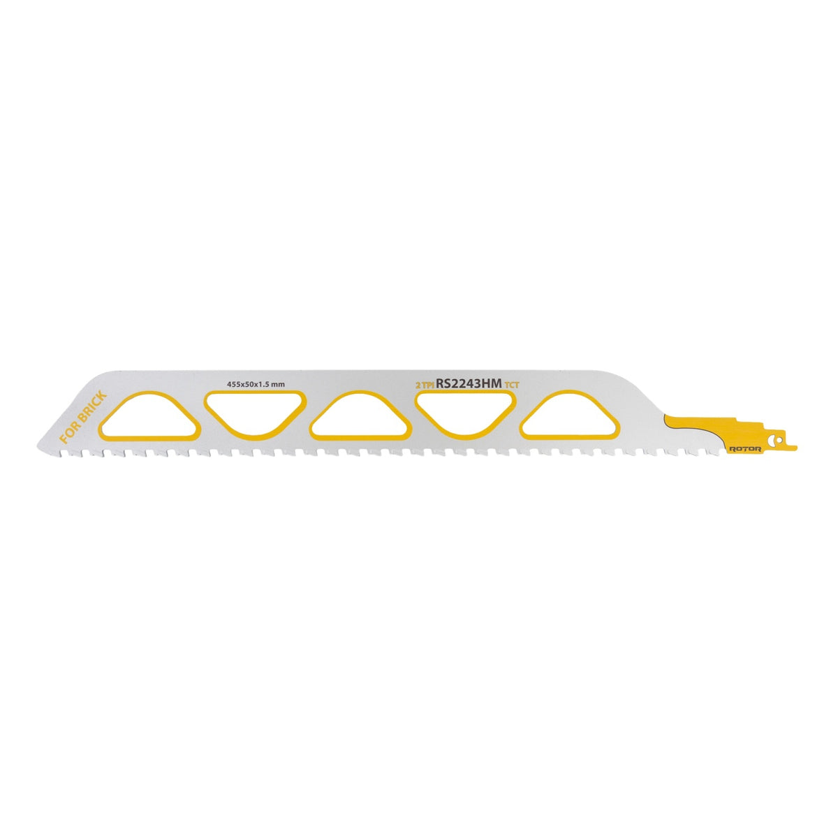 Panza fierastrau sabie pentru Caramida 455x50x1,5 mm ROTOR RS2243HM