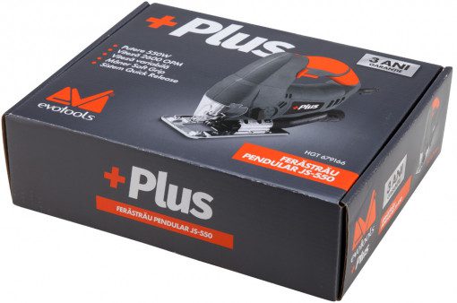 Ferăstrău Pendular EvoTools +Plus JS550 - 550 W, Debitare Lemn, Metal și Materiale Plastice