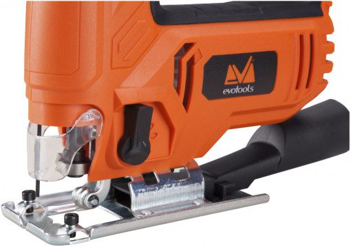 Ferăstrău Pendular EvoTools JS710 - 710 W, 3000 oscilații/min, Tăiere Lemn 80 mm și Metal 8 mm