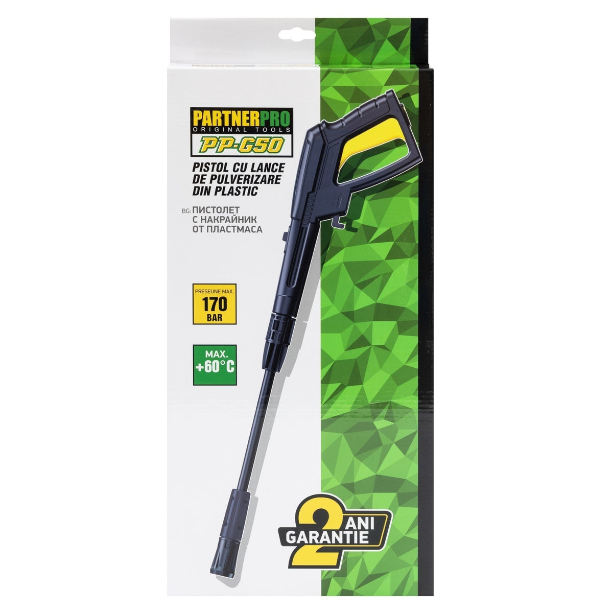 Pistol cu lance de pulverizare din plastic pentru aparat de spălat cu presiune PARTNERPRO PP-G50
