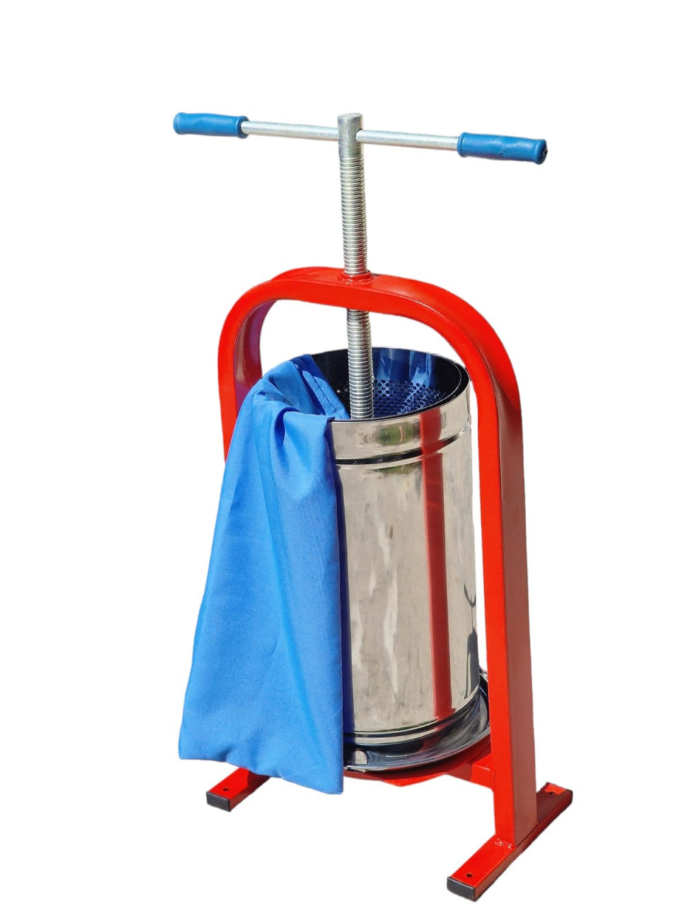 Presă de Struguri Manuală Dionis - Capacitate 20 L, Filet Robust, Extragere Eficientă