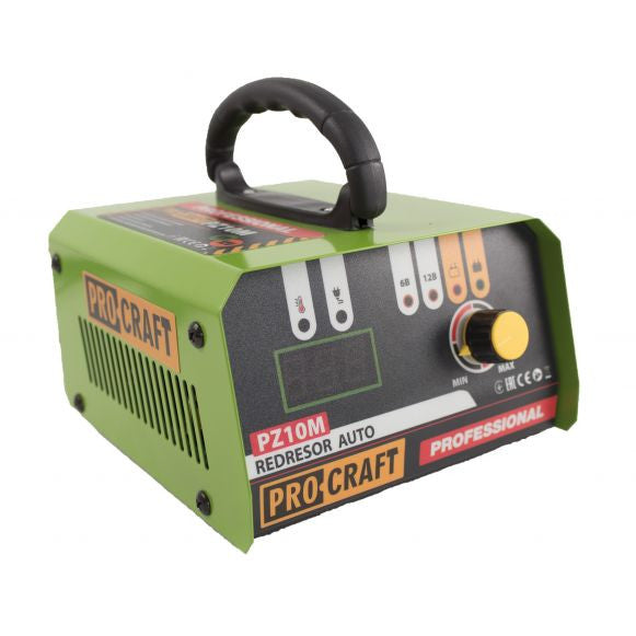 Redresor Auto ProCraft PZ10M - Încărcător Invertor 10 A pentru Acumulatori Auto, Întreținere