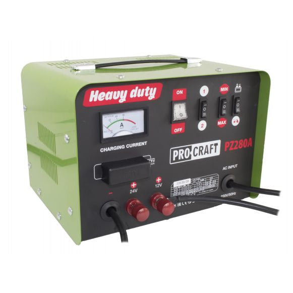 Redresor Auto ProCraft PZ280A - Invertor 280 A, Încărcare Rapidă Baterii, Service Auto