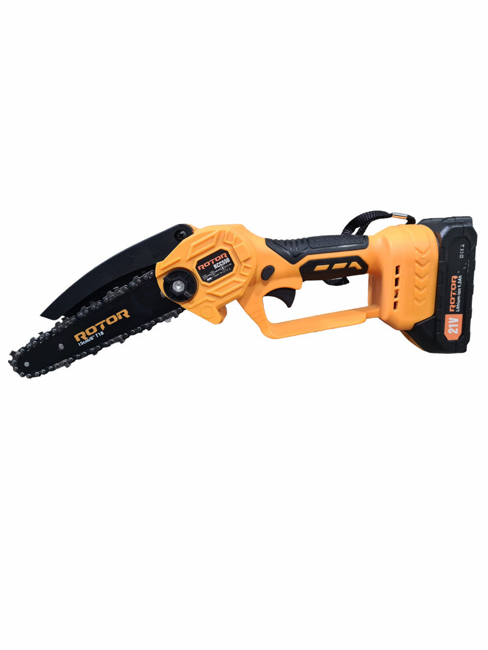 Mini Drujbă Electrică Rotor RCC550 - Ferăstrău cu Lanț Compact, Tăiere Lemn Acasă